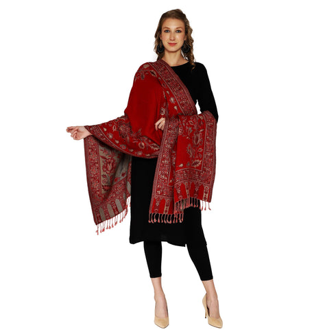 Women's Jamawar Wool Stole